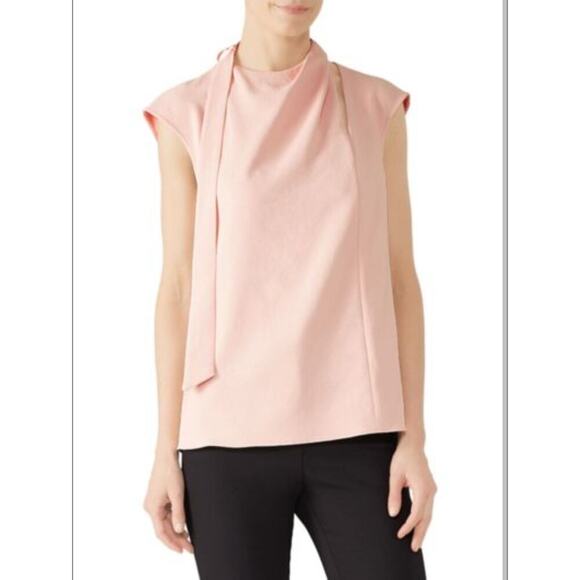 Tibi Mockneck Cap Sleeve Top Size 4 - Picture 3 of 6